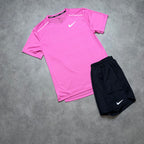 NIKE MILER 1.0 SHORT SET ‘PINK FUSCHIA’