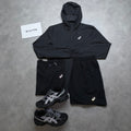 ASICS CORE 3 PIECE SHORT SET ‘BLACK’