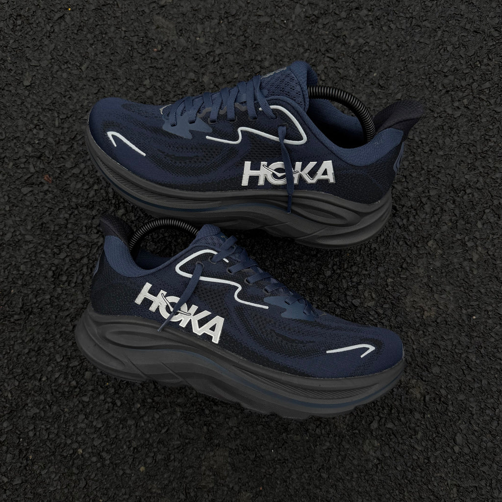 HOKA CLIFTON 10 VARSITY 'NAVY BLACK'