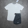 NIKE MILER 1.0 SHORT SET 'ICE WHITE'