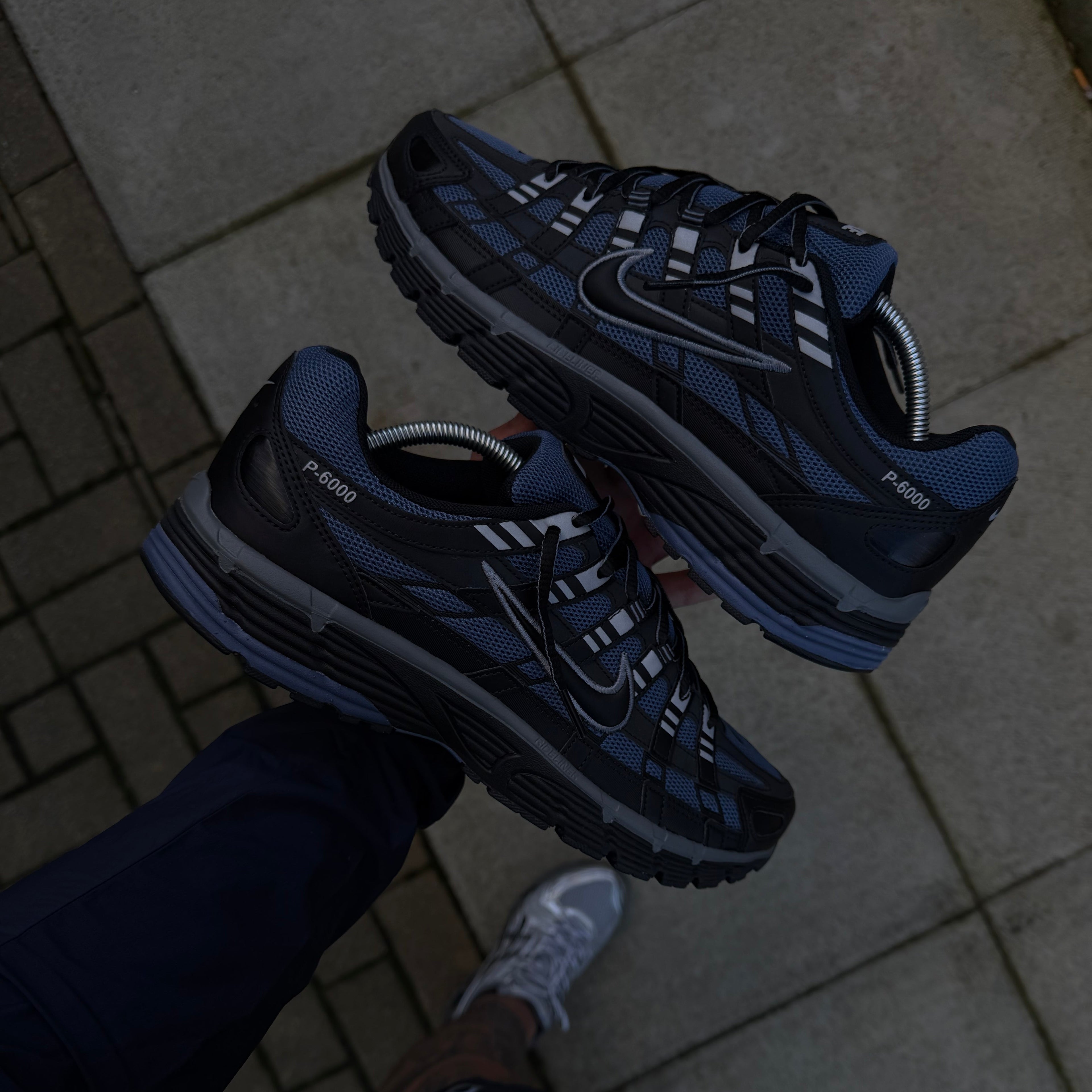 NIKE P-6000 'BLACK COOL DIFFUSED BLUE'