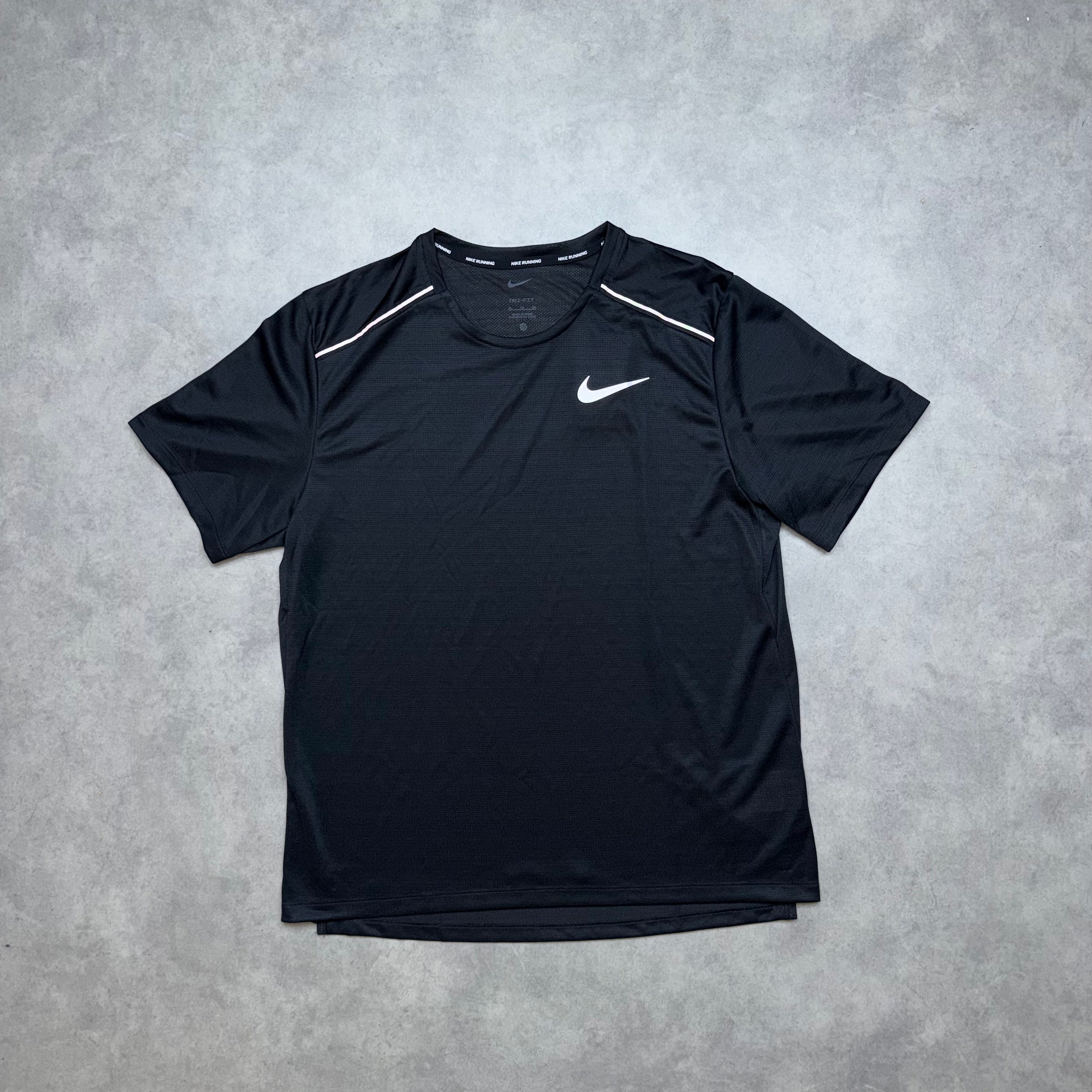 NIKE MILER 1.0 T-SHIRT 'BLACK'
