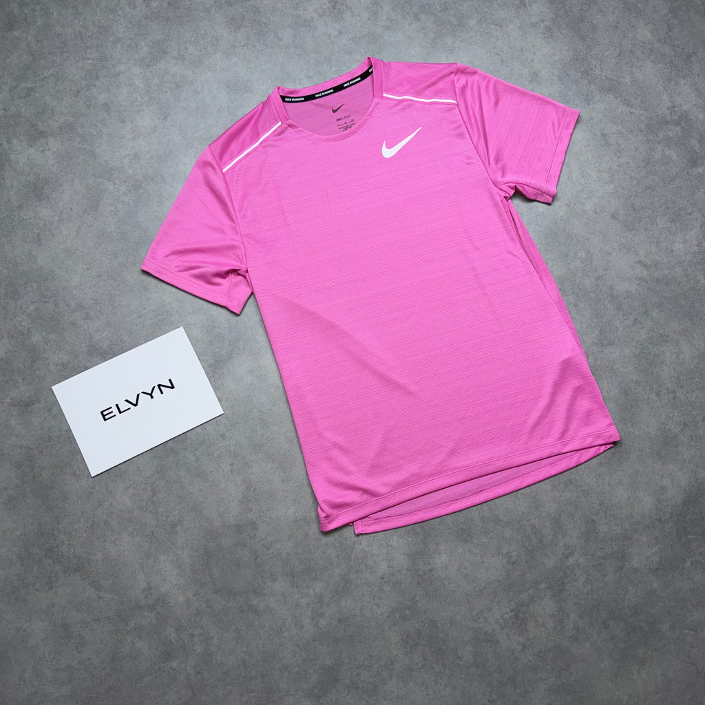 NIKE MILER 1.0 T-SHIRT 'FUCHSIA PINK'