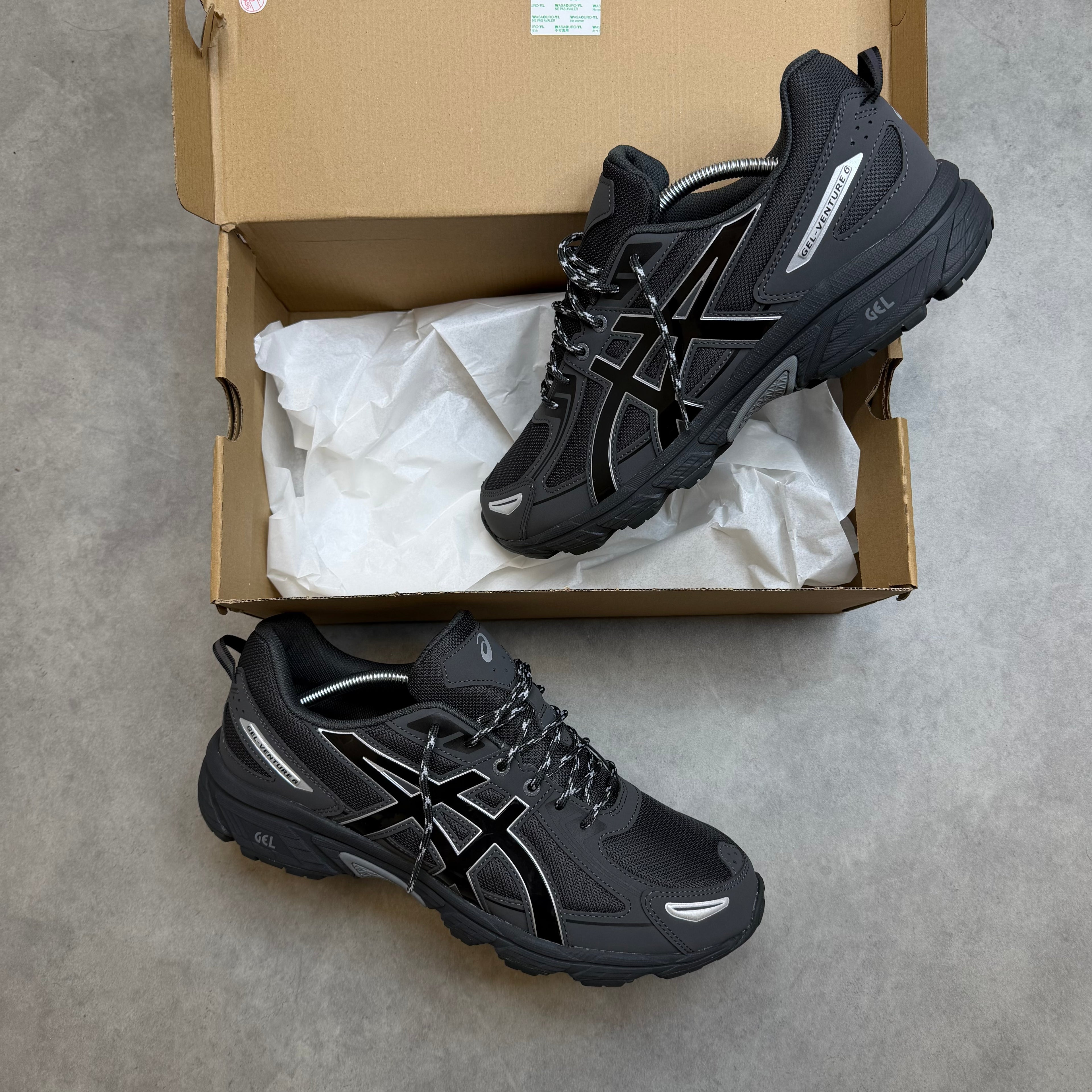 ASICS GEL-VENTURE 6 'GRAPHITE GREY BLACK'