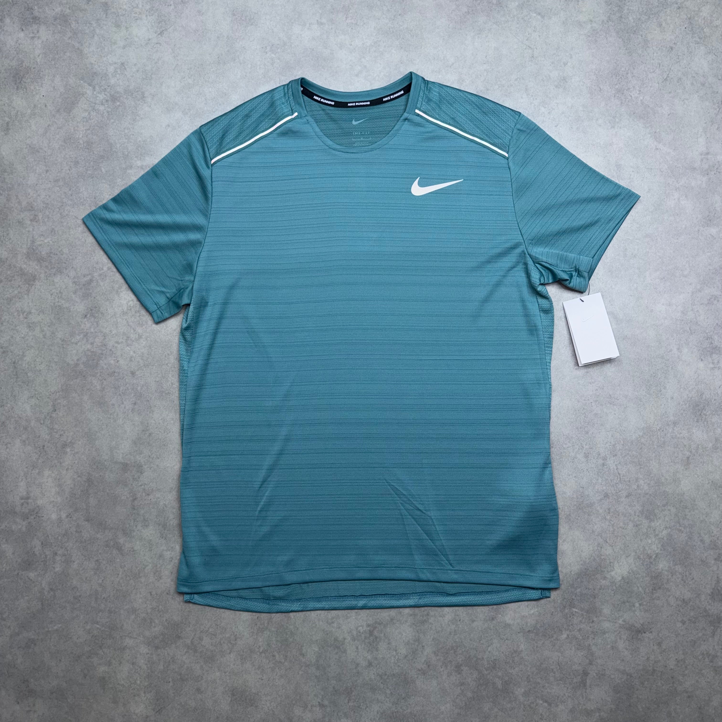 NIKE MILER 1.0 T-SHIRT ‘MINERAL TEAL’