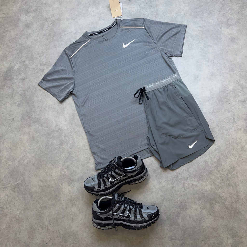 NIKE MILER 1.0 SHORT SET ‘GREY’