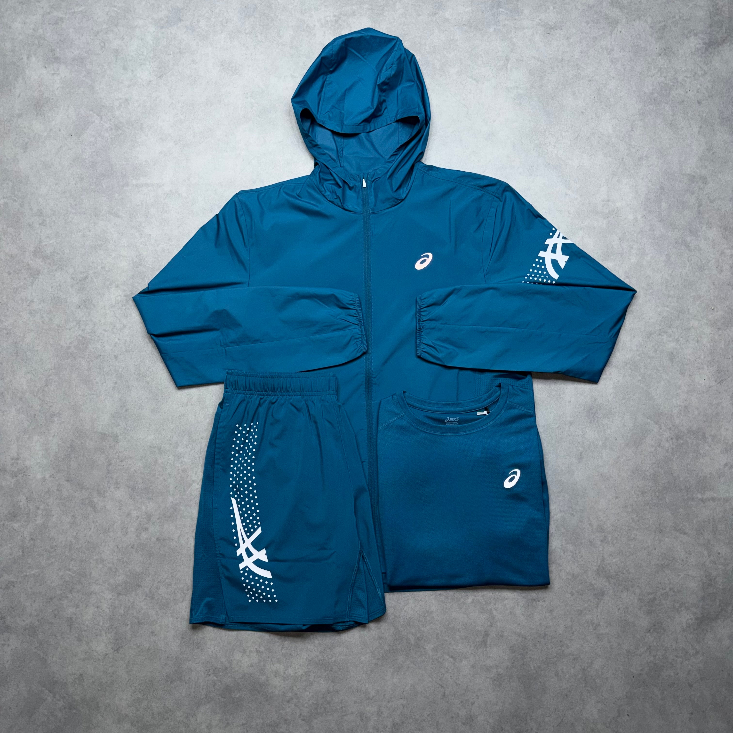 ASICS ICON 3 PIECE SET 'DARK TEAL'
