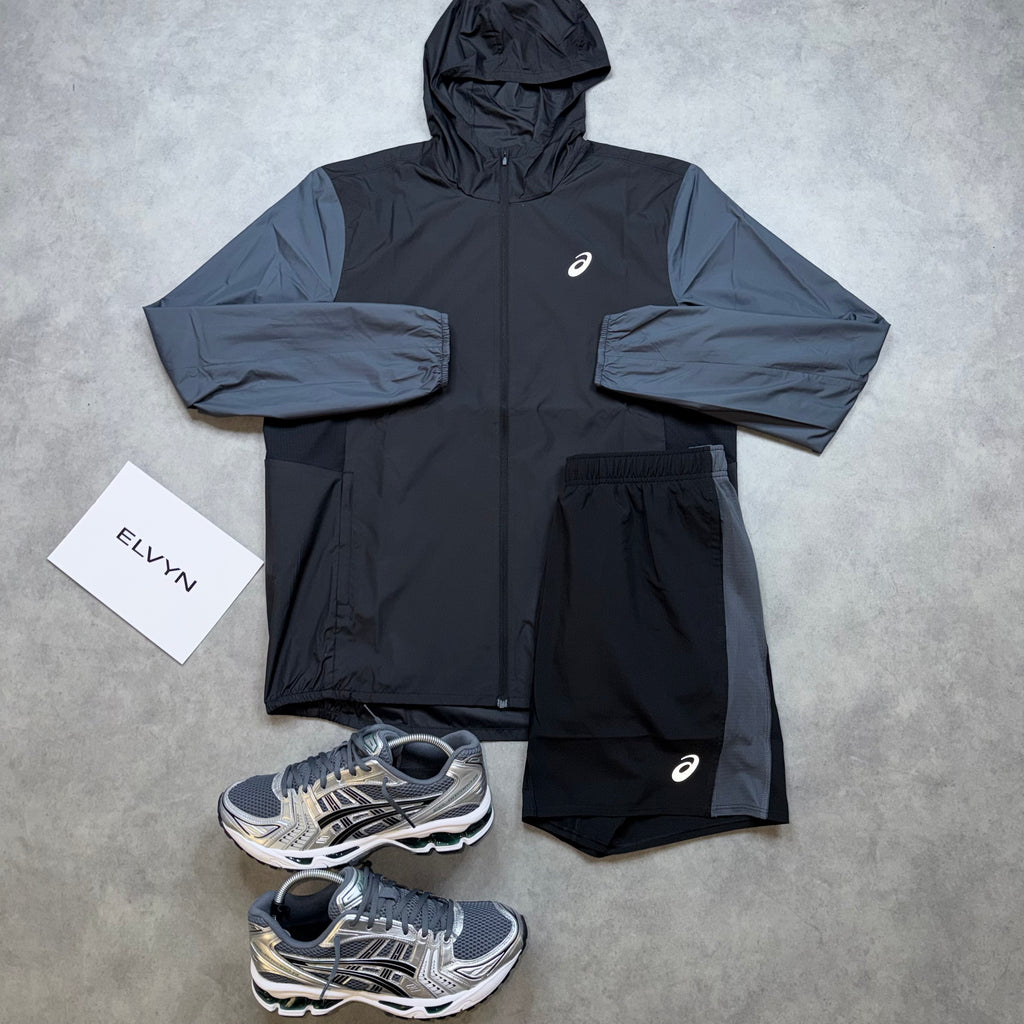 ASICS CORE TWO TONE SET 'BLACK GREY'