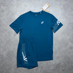 ASICS ICON SHORT SET 'DARK TEAL'