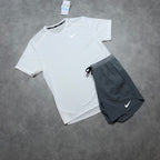 NIKE MILER 1.0 SHORT SET 'ICE WHITE'