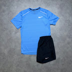 NIKE MILER 1.0 SHORT SET 'AQUA BLUE'