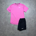 NIKE MILER 1.0 SHORT SET ‘PINK FUSCHIA’