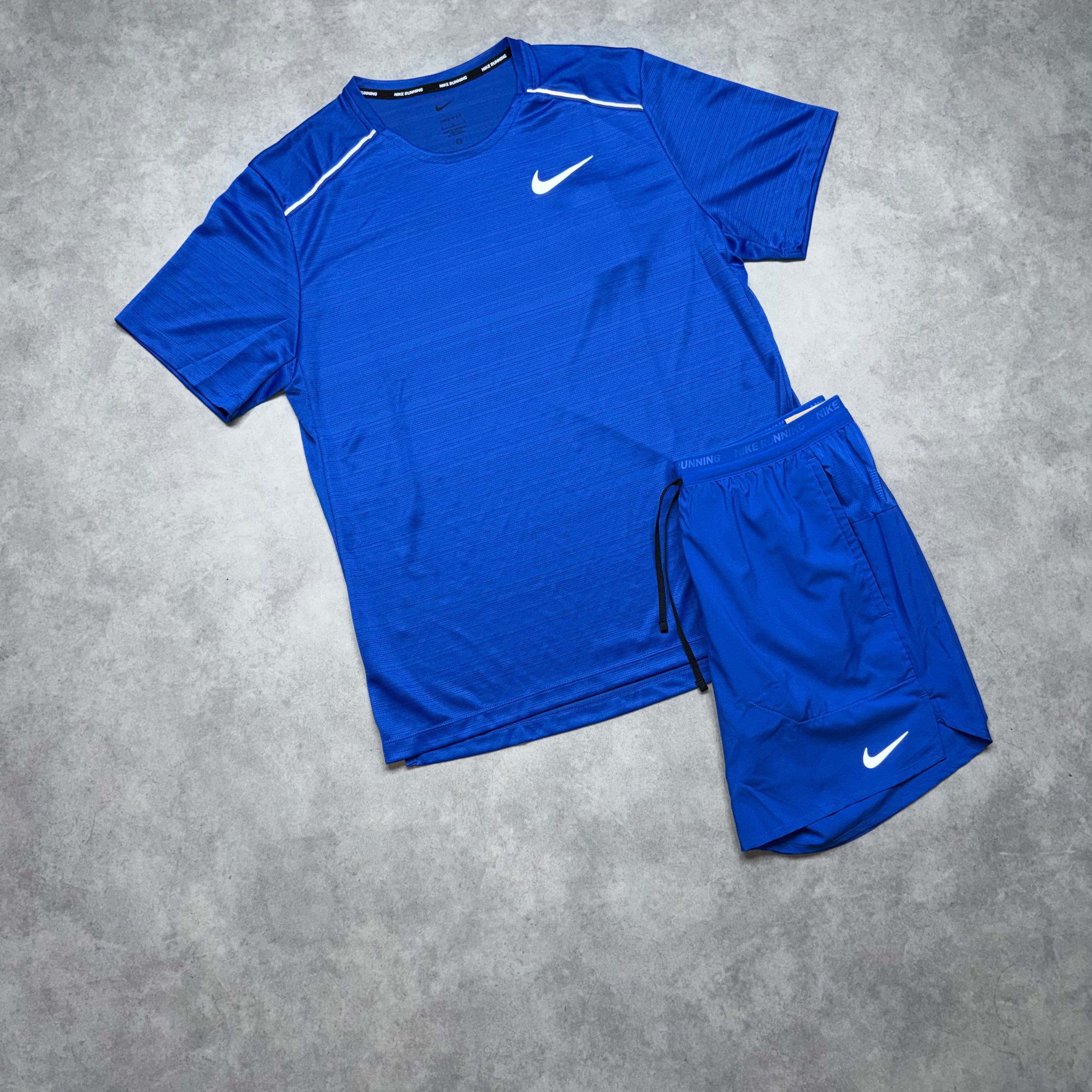 NIKE MILER 1.0 SHORT SET 'ROYAL BLUE'