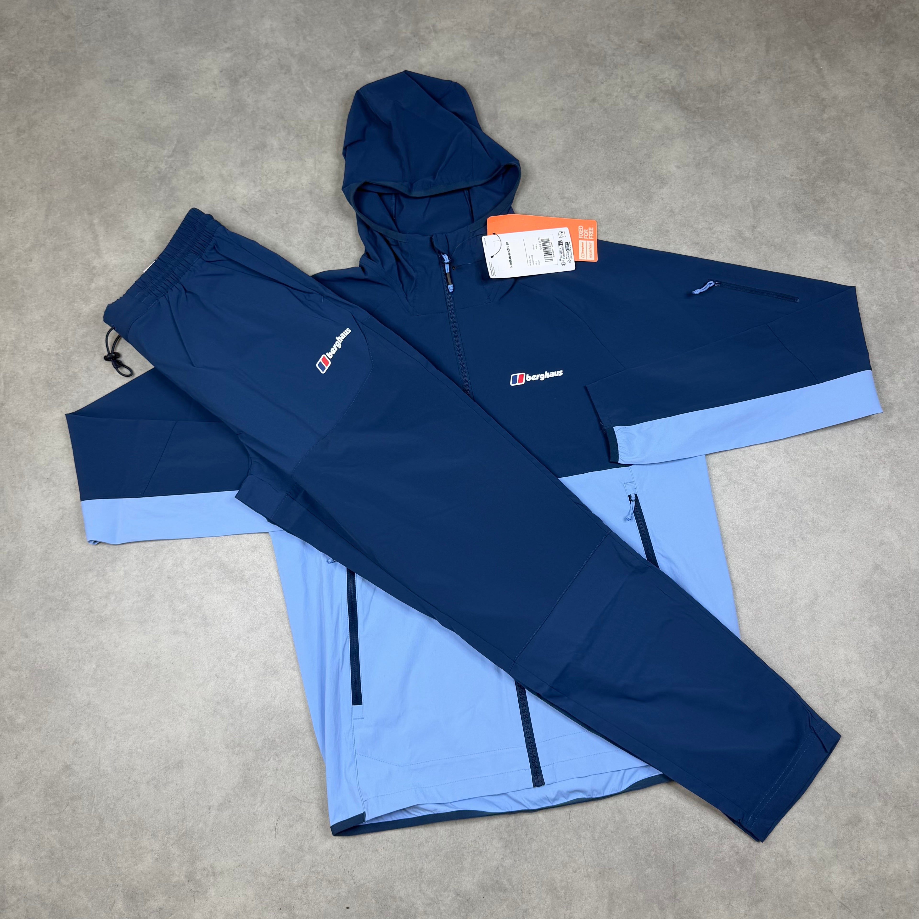 BERGHAUS THERAN FULL ZIP TRACKSUIT 'NAVY BLUE'