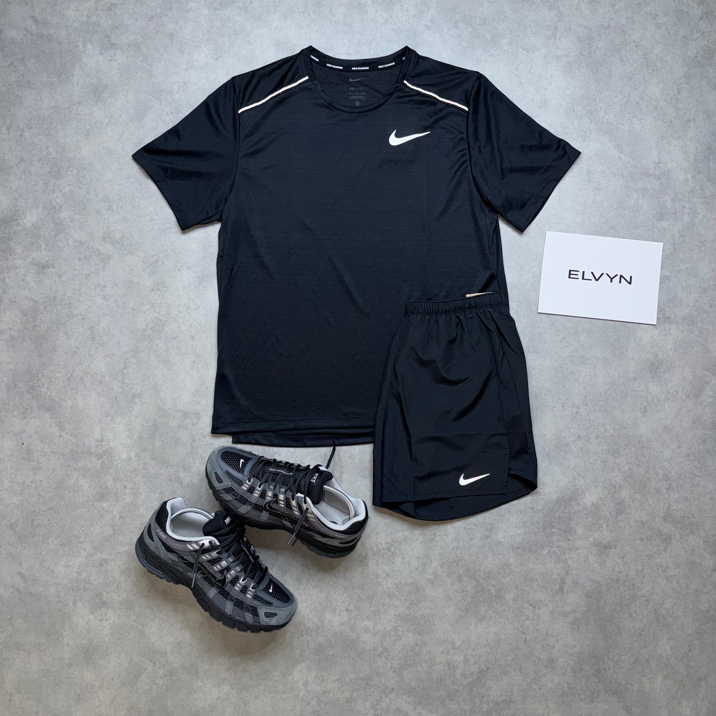 NIKE MILER 1.0 SHORT SET 'BLACK'