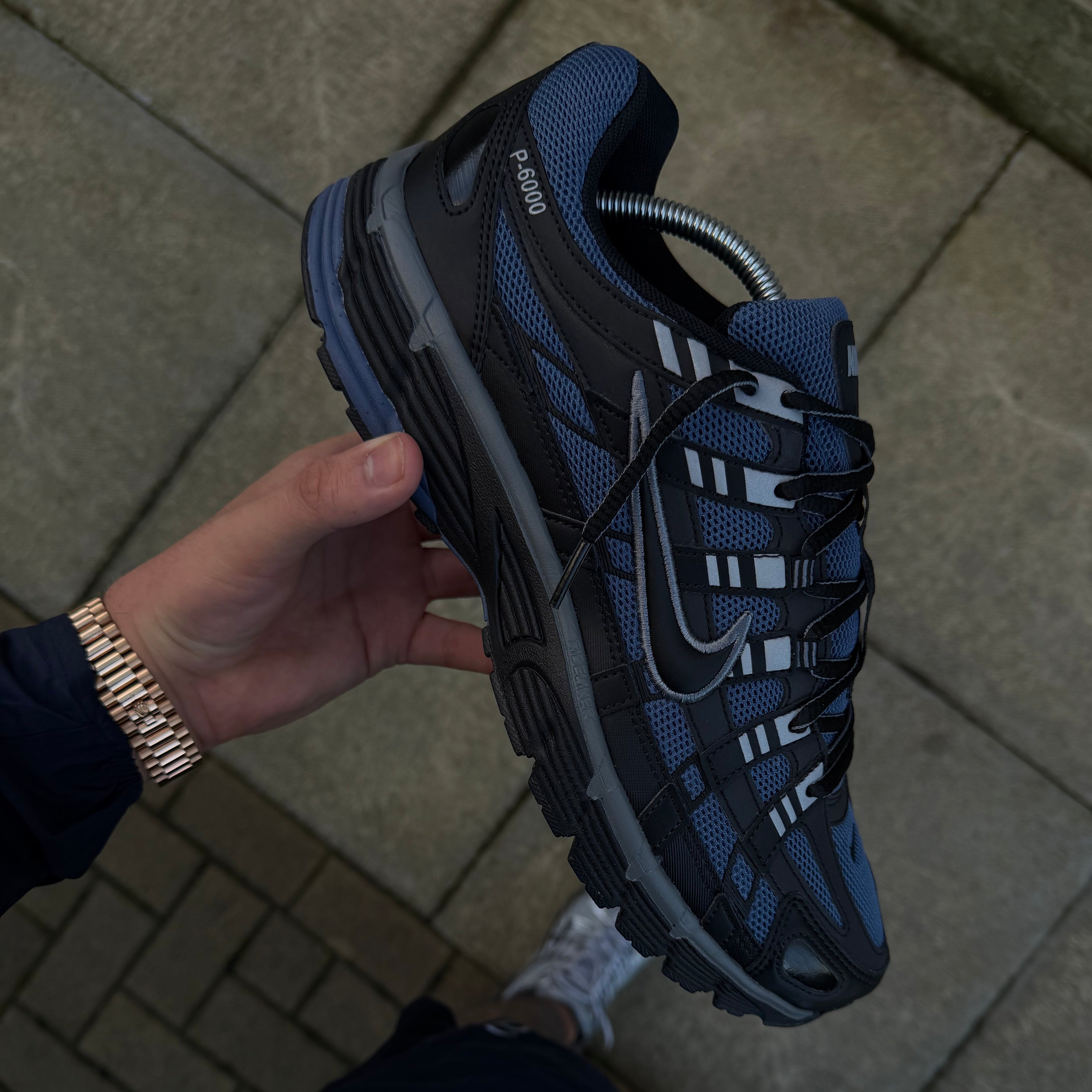 NIKE P-6000 'BLACK COOL DIFFUSED BLUE'