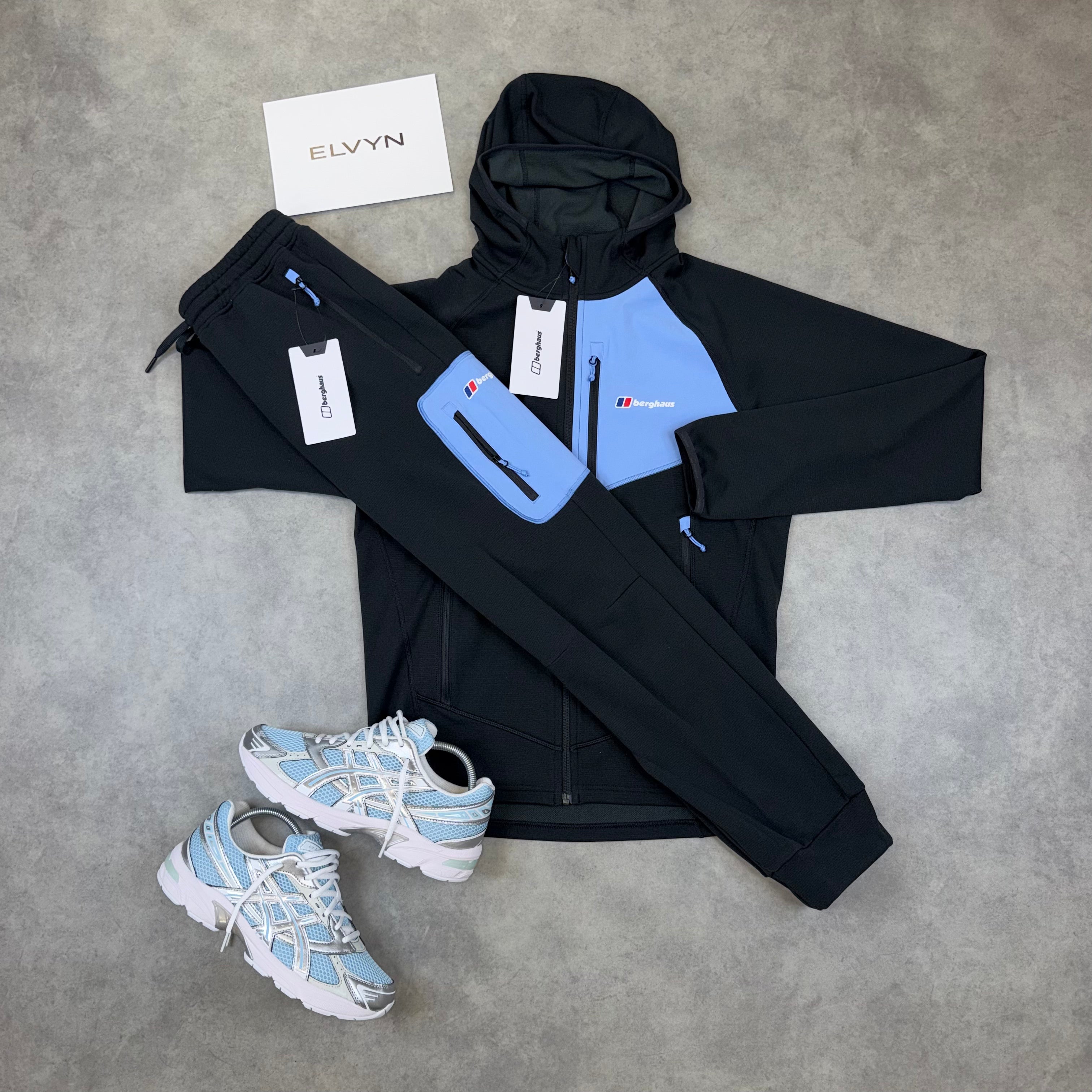 BERGHAUS PAVEY TRACKSUIT SET 'BLACK BLUE'