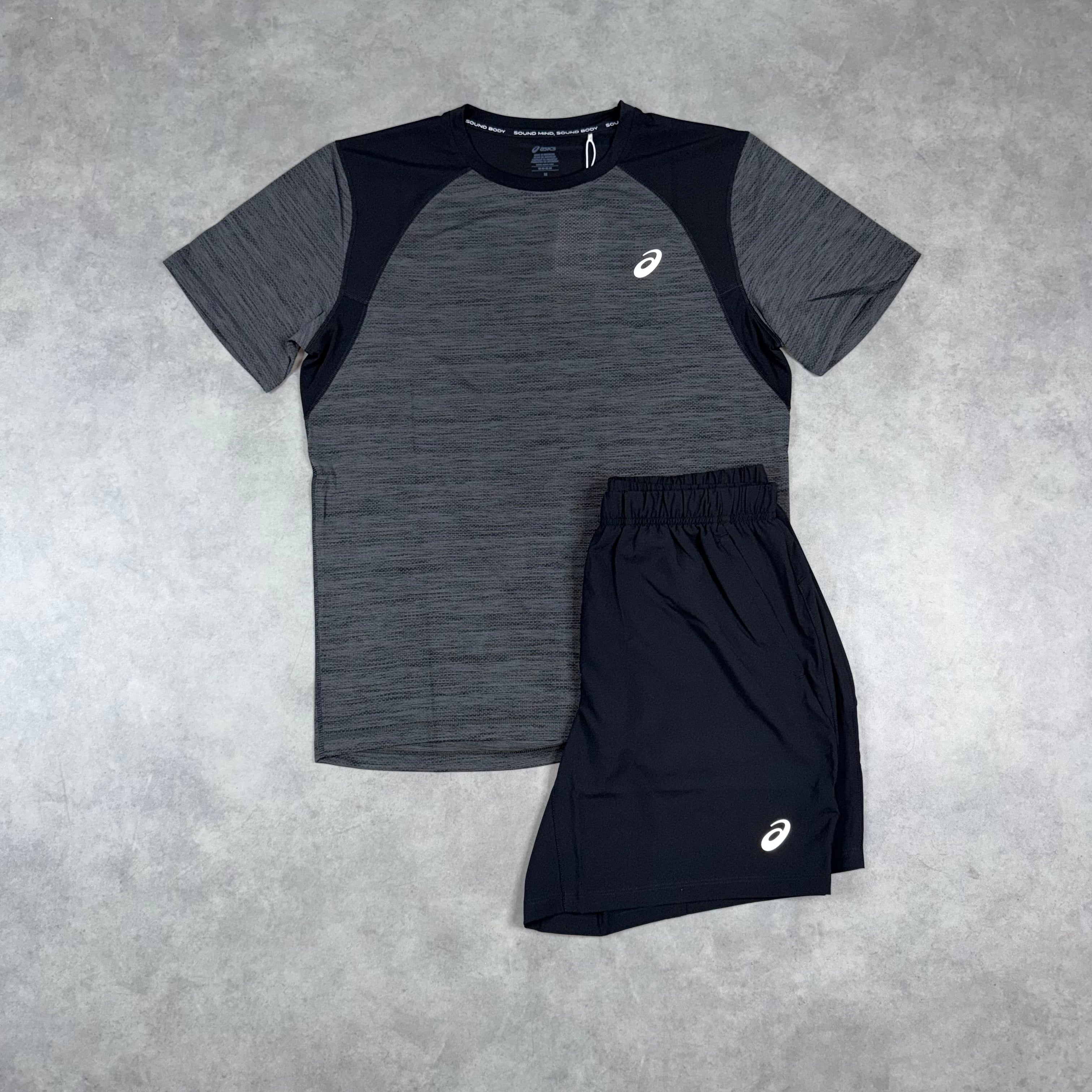 ASICS ROAD SHORT SET 'BLACK'