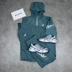 ASICS ICON 3 PIECE SHORT SET 'TEAL'