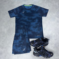 ASICS DISTORTED SHORT SET 'BLUE'