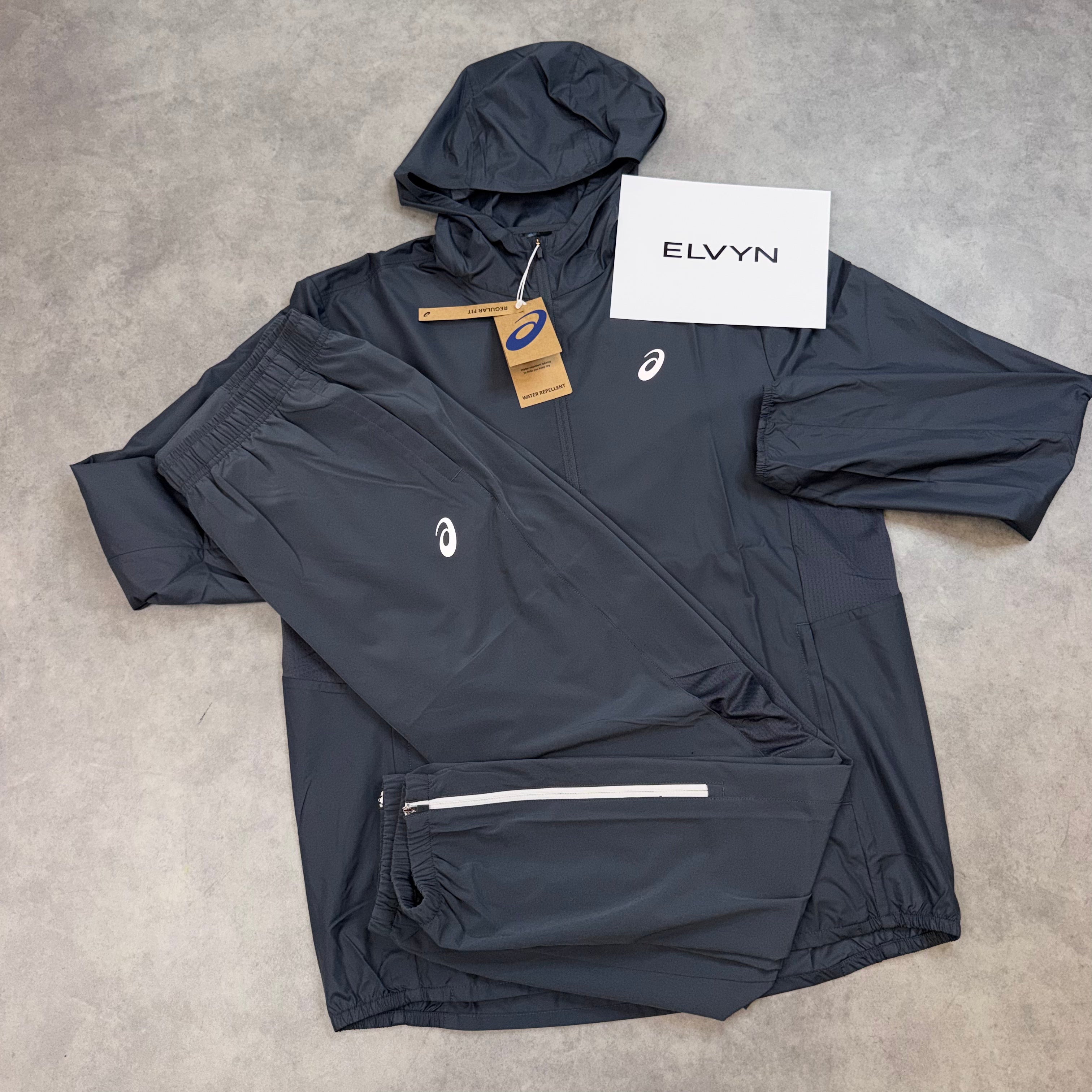ASICS CORE 2 PIECE TRACKSUIT GREY