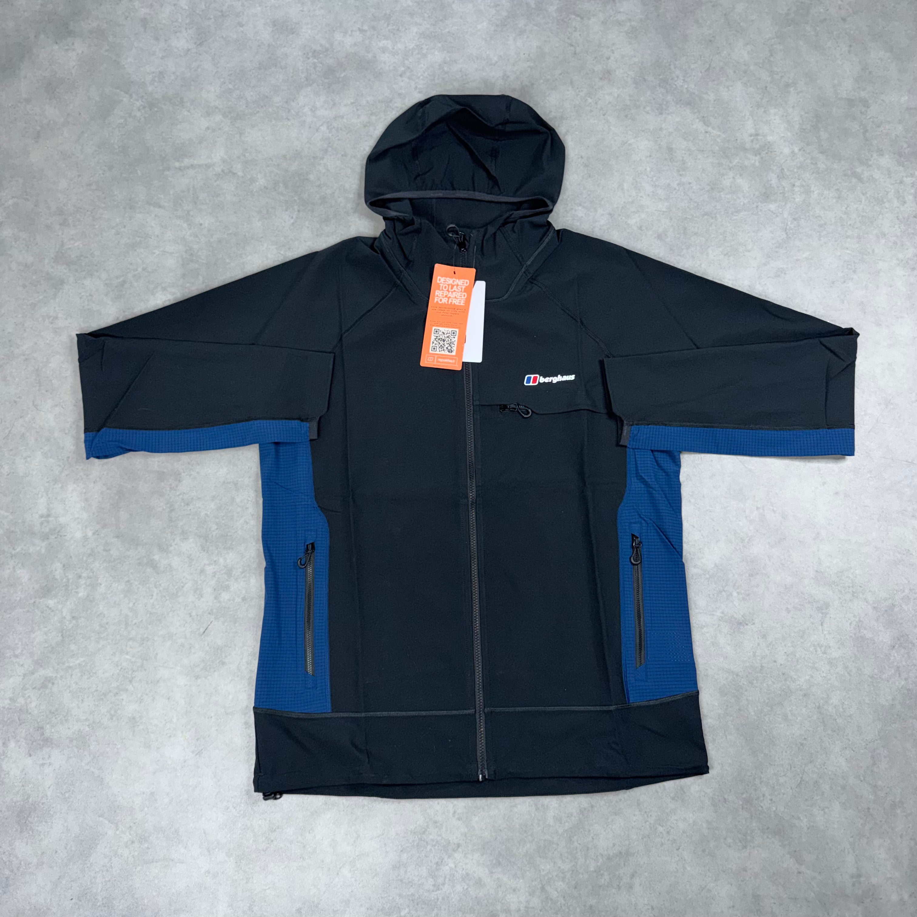BERGHAUS MEN'S WAVETREE JACKET 'BLACK BLUE'