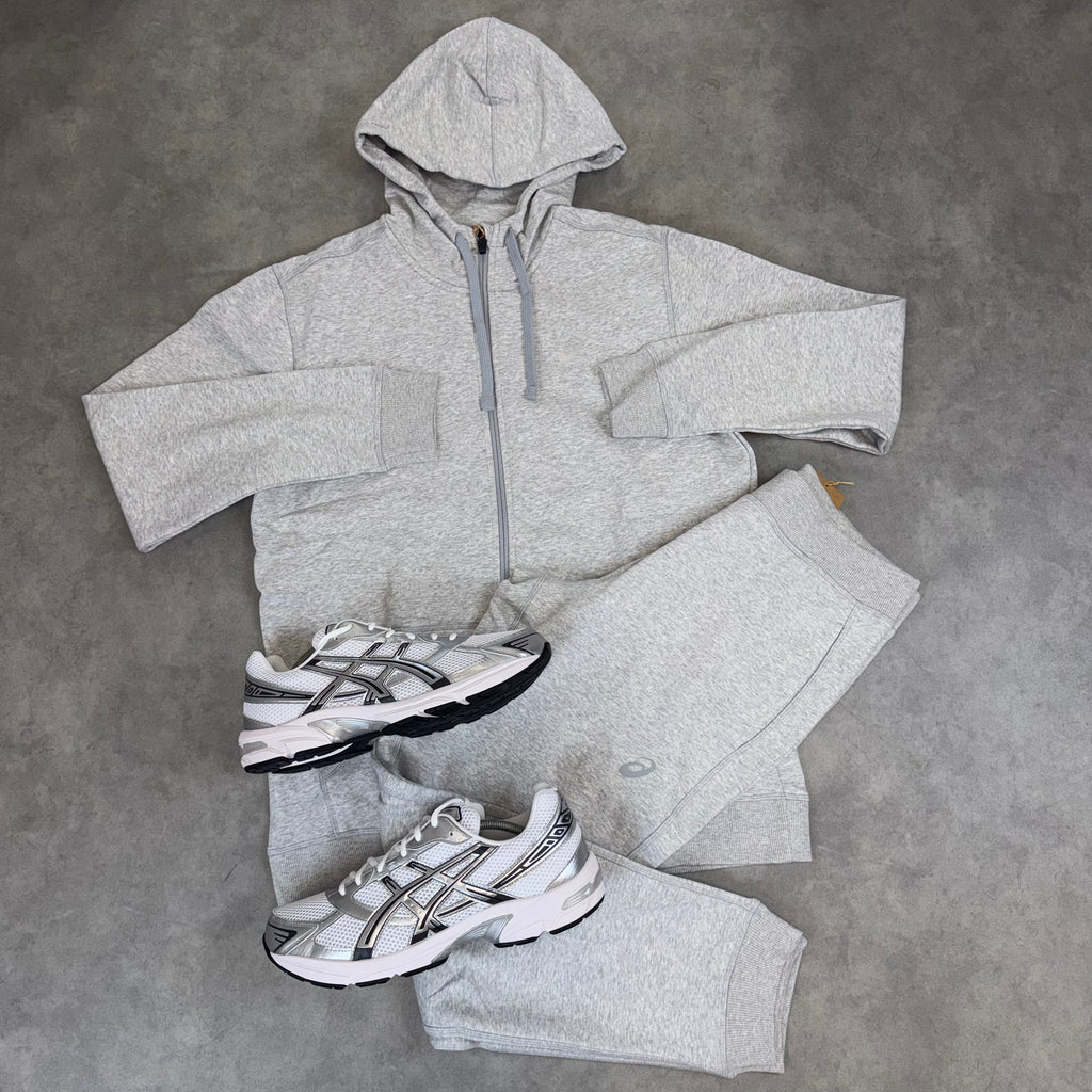 ASICS CLUB FLEECE TRACKSUIT SET 'GREY'