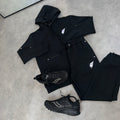 ELUDE HYPER FLEECE TRACKSUIT SET 'BLACK'