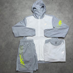 ASICS ICON 3 PIECE JACKET SET 'PIEDMONT GREY'